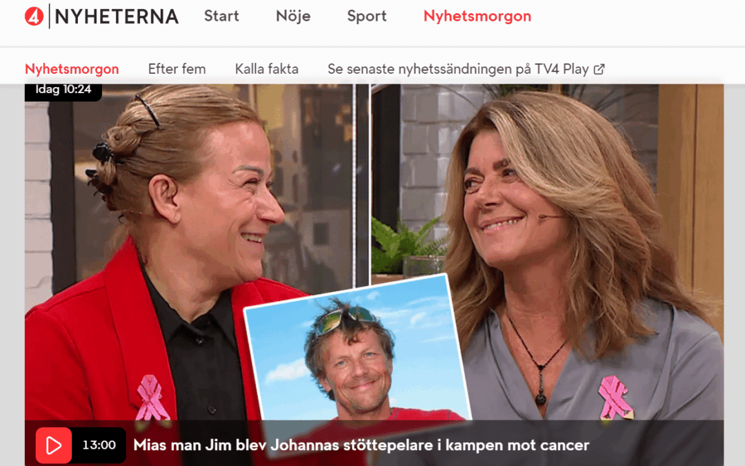 Kraftens hus Johanna Ström i TV4:s nyhetsmorgon