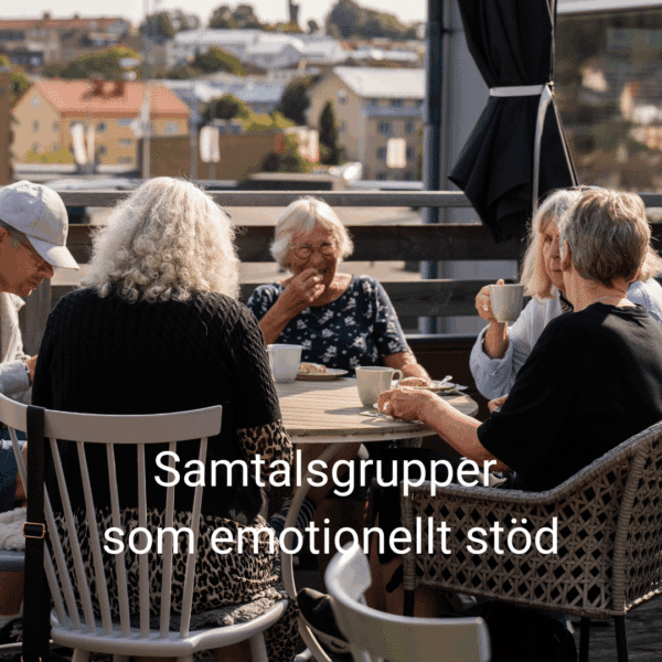 Samtalsgrupper som emotionellt stöd på Kraftens hus