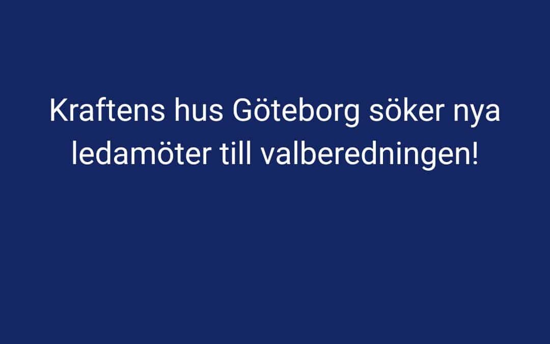 Är du intresserad av att delta i valberedningen, Kraftens hus Göteborg?
