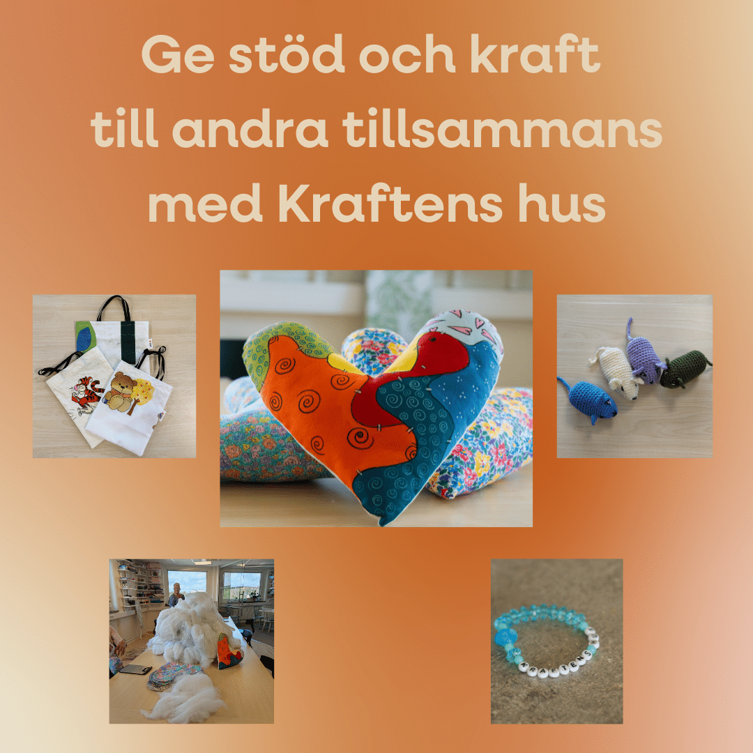 Ge stöd och kraft till andra tillsammans med Kraftens hus