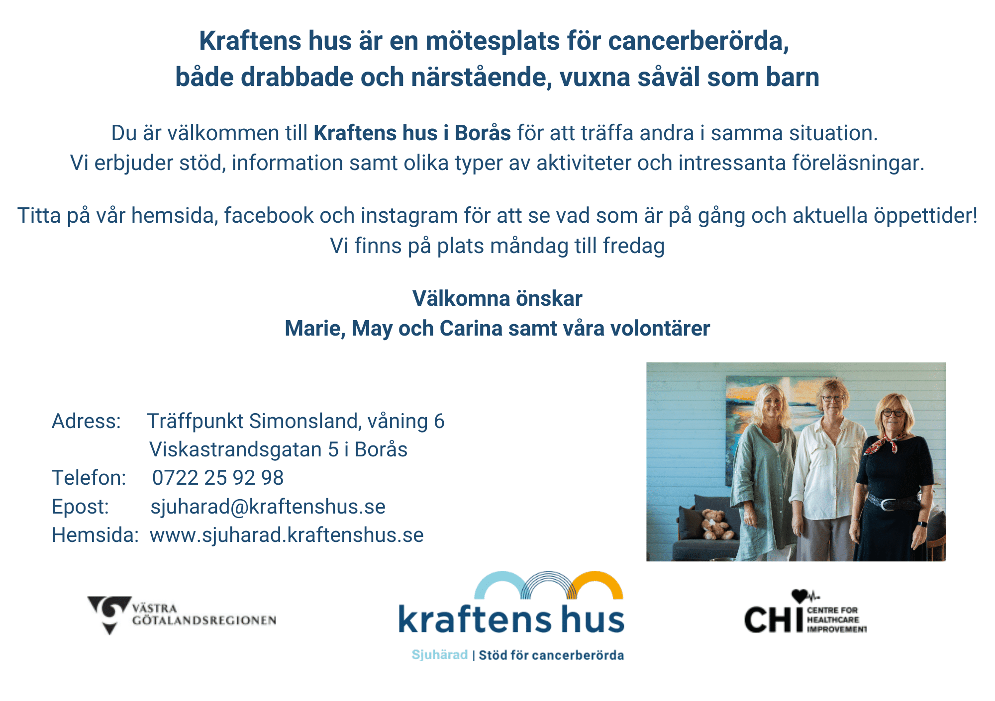 Infoblad Kraftens hus Sjuhärad