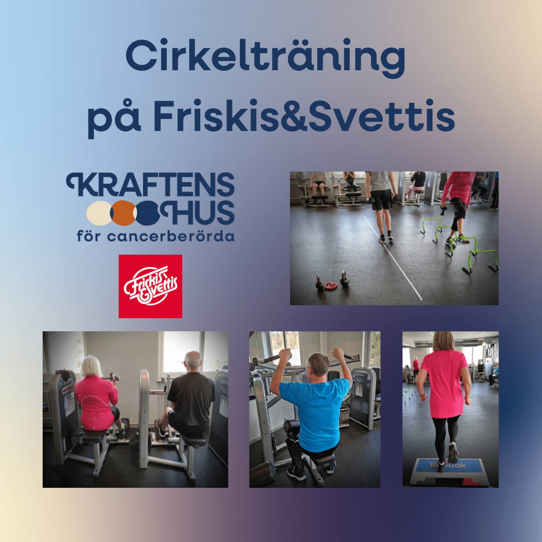 Cirkelträning på Friskis&Svettis med Kraftens hus