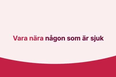 Bild för Att vara nära någon som är cancersjuk (1177)