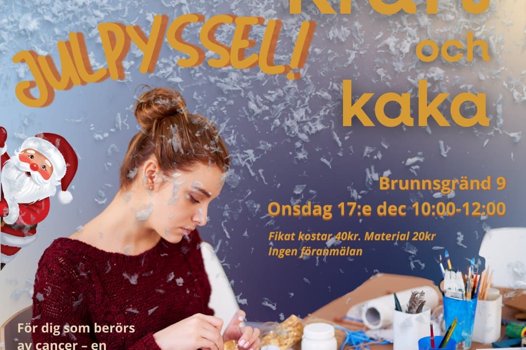 Bild för Årets sista Kraft & Kaka – med julpyssel
