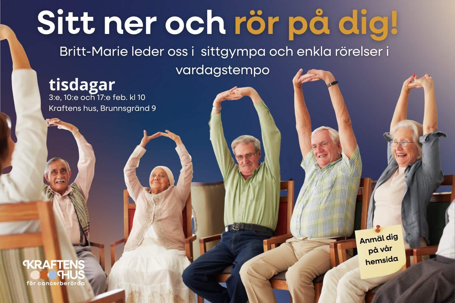 Bild för Sitt ner och rör på dig!