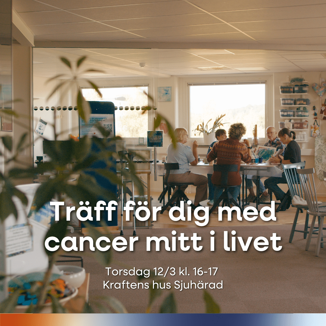 Träff för dig med cancer mitt i livet