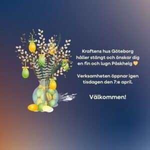 Bild för Kraftens hus håller stängt under Påskhelgen