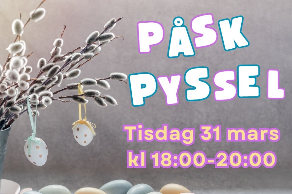 Bild för Påskpyssel – kvällsfika!