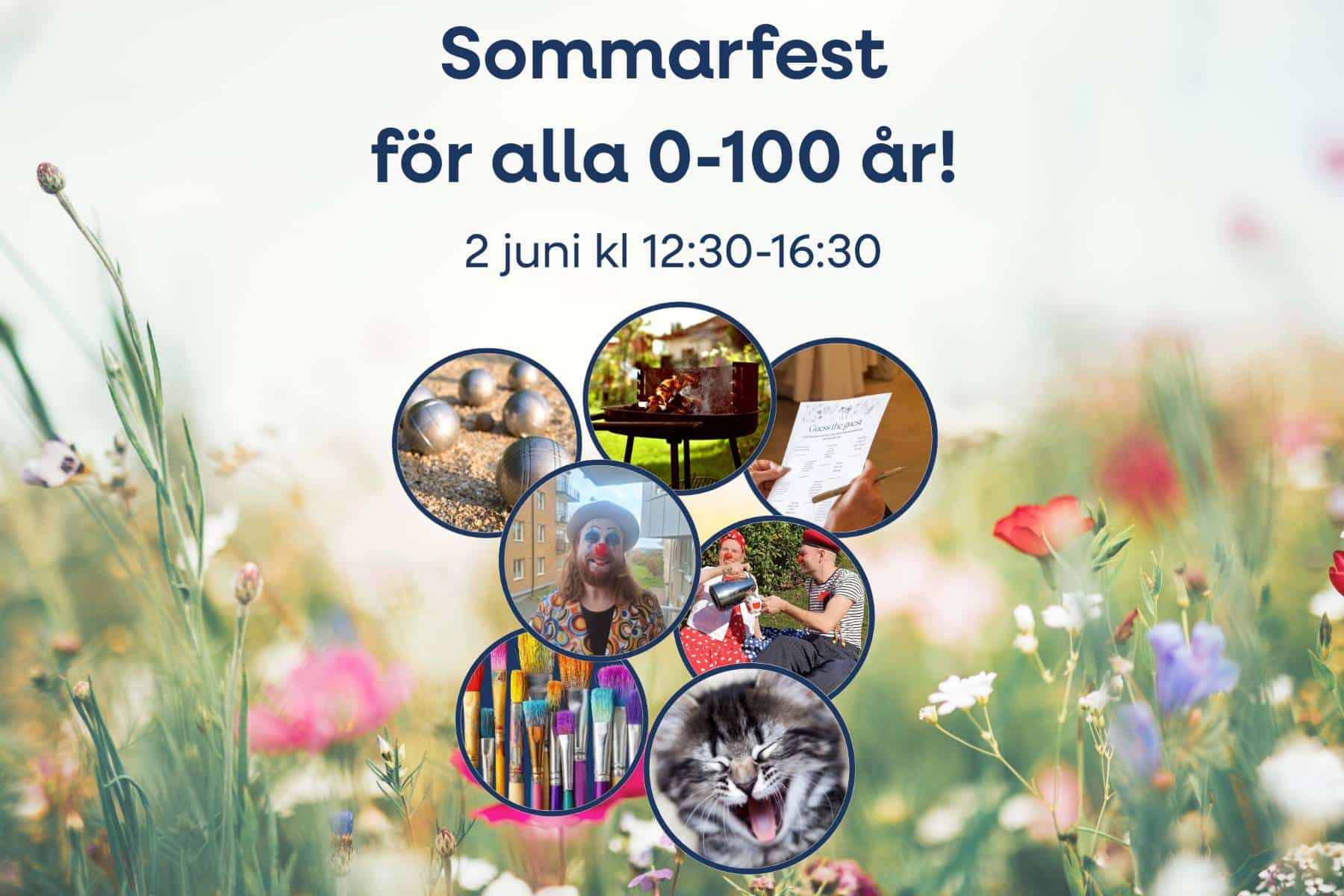 Bild för Sommarfest med Öppet hus för hela familjen, vänner och bekanta! 