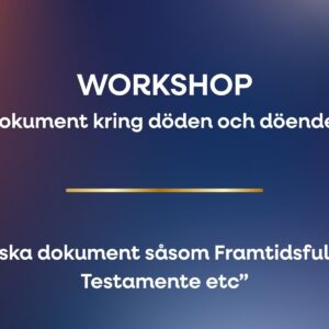 Bild för WORKSHOP – Dokument kring döden och döendet (1 av 3)