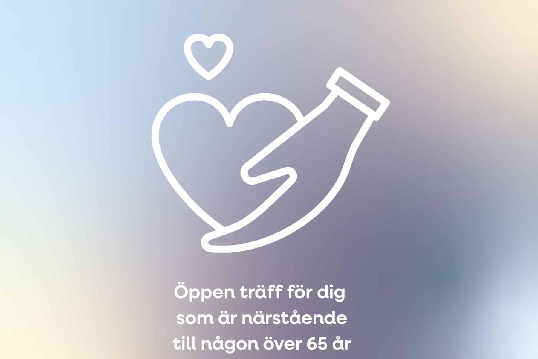 Bild för Träff för dig som är närstående och stöttar en nära som är över 65 år