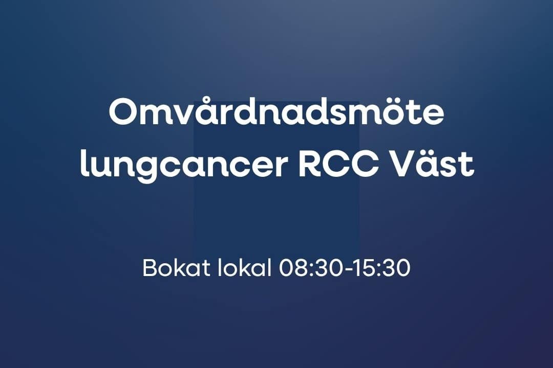 Bild för Omvårdnadsmöte lungcancer RCC Väst